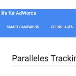 Parallel Tracking bei Google Ads ab Oktober 2018